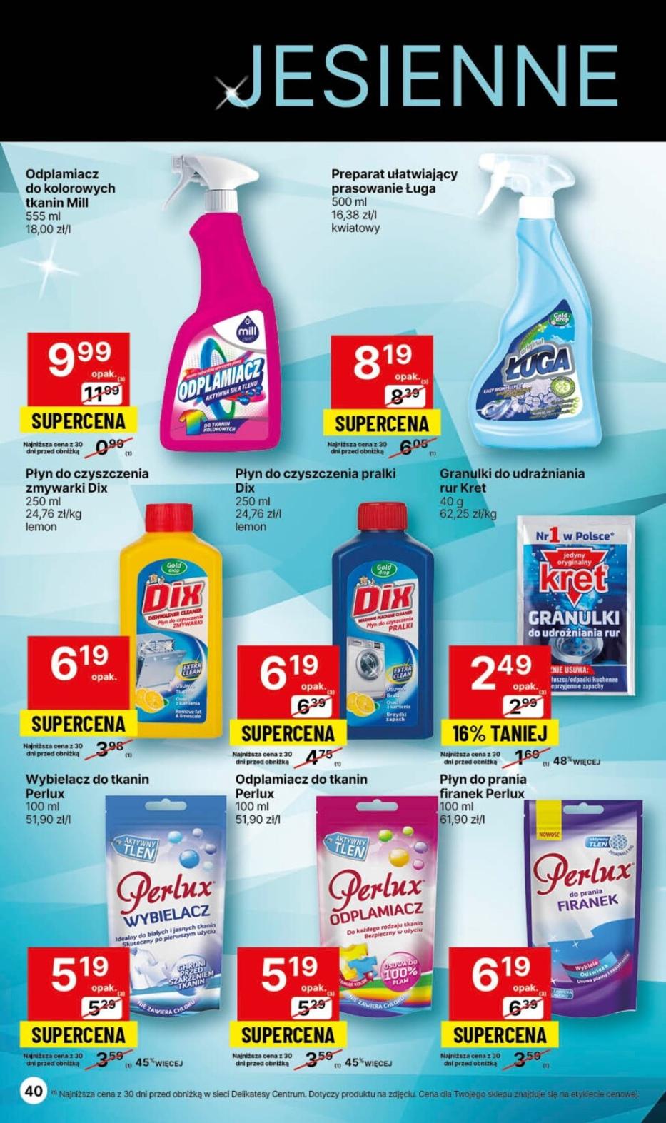 Gazetka promocyjna Delikatesy Centrum str. 40