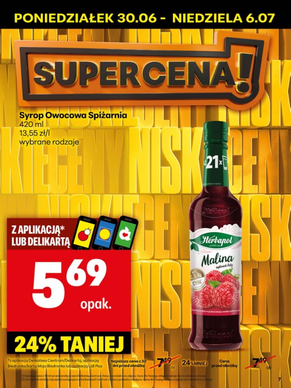 Gazetka promocyjna Delikatesy Centrum str. 7