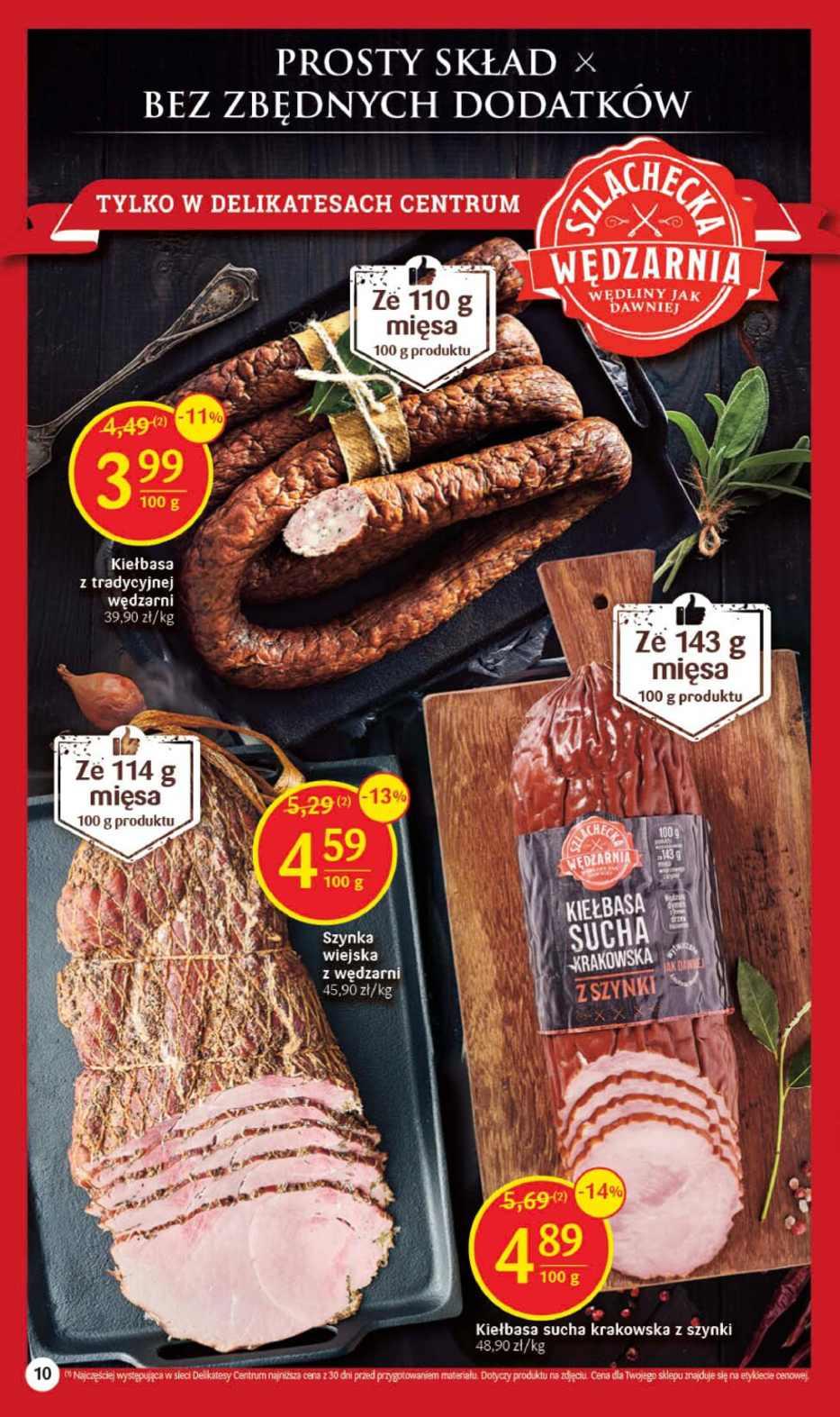 Gazetka promocyjna Delikatesy Centrum str. 10