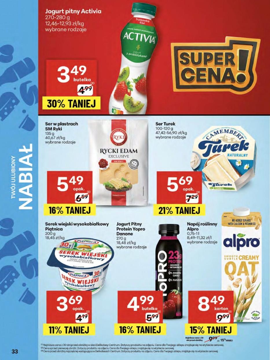 Gazetka promocyjna Delikatesy Centrum str. 33