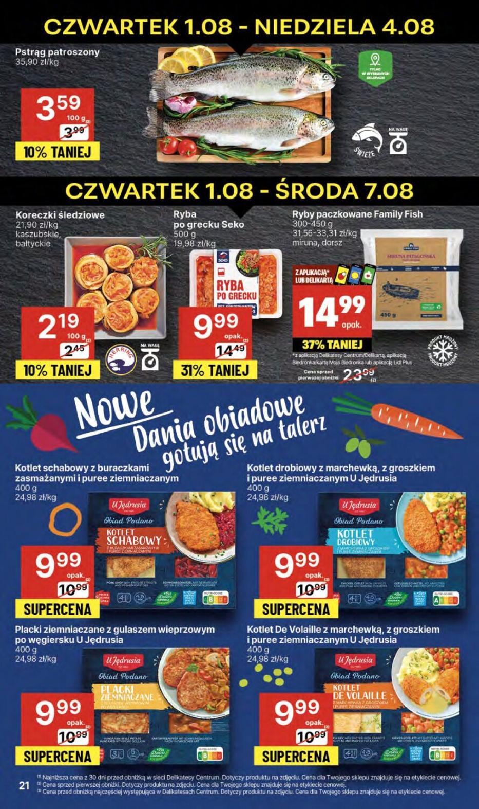 Gazetka promocyjna Delikatesy Centrum str. 21