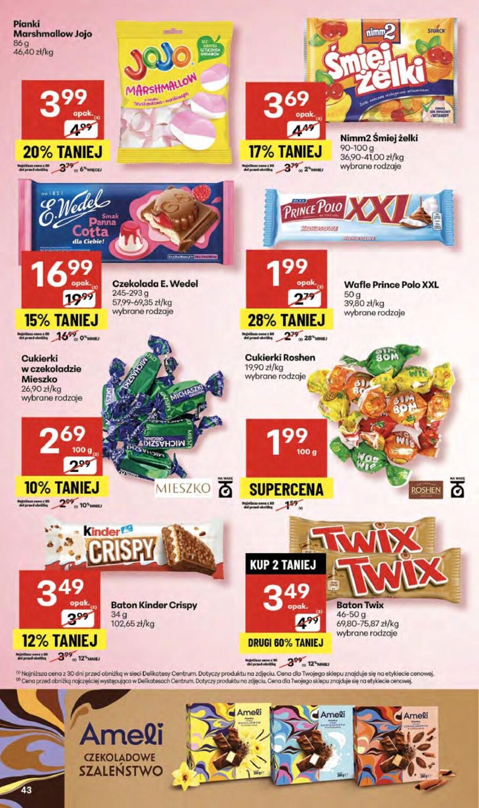 Gazetka promocyjna Delikatesy Centrum str. 43