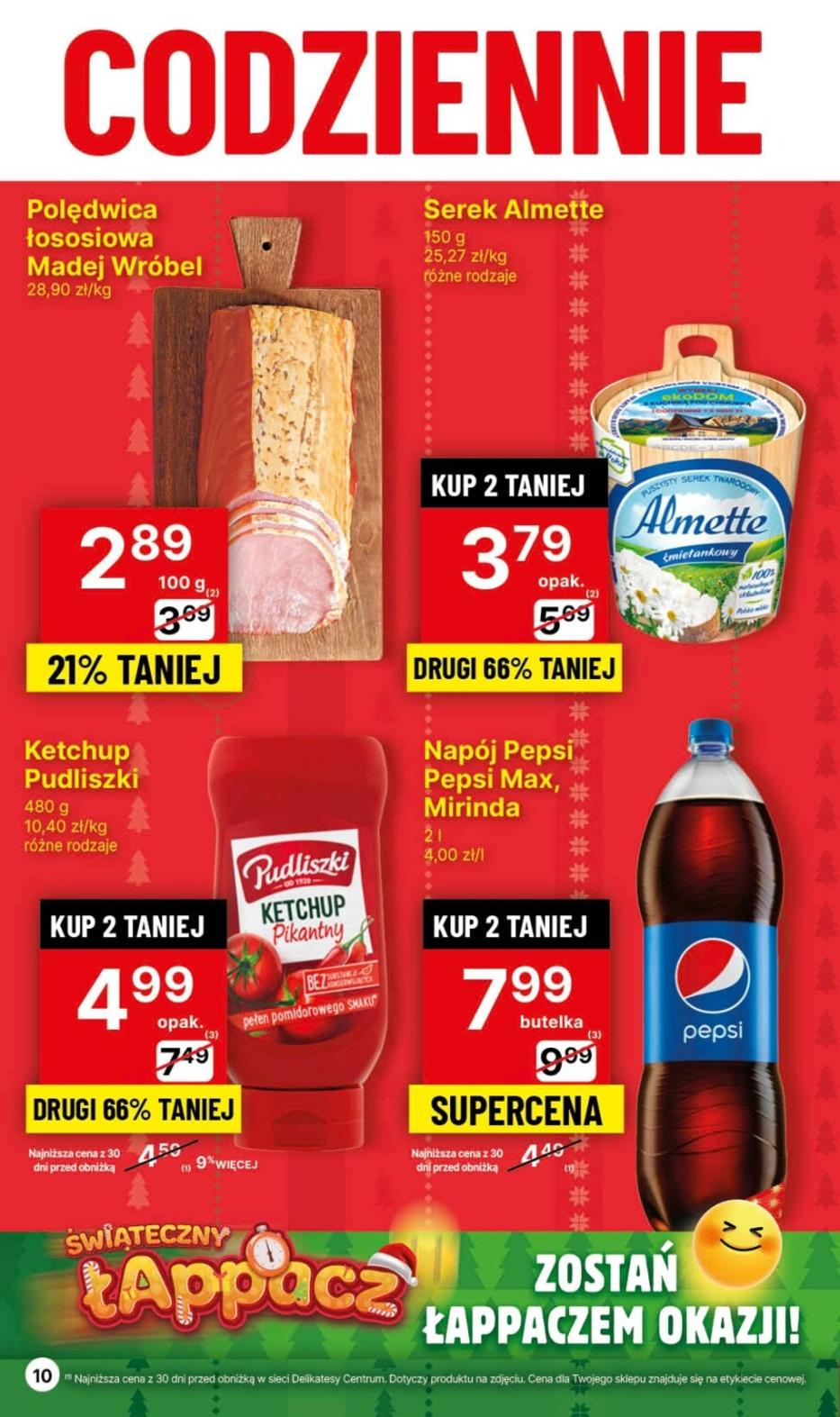 Gazetka promocyjna Delikatesy Centrum str. 10