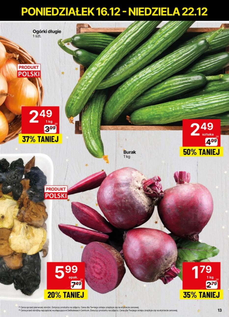 Gazetka promocyjna Delikatesy Centrum str. 13