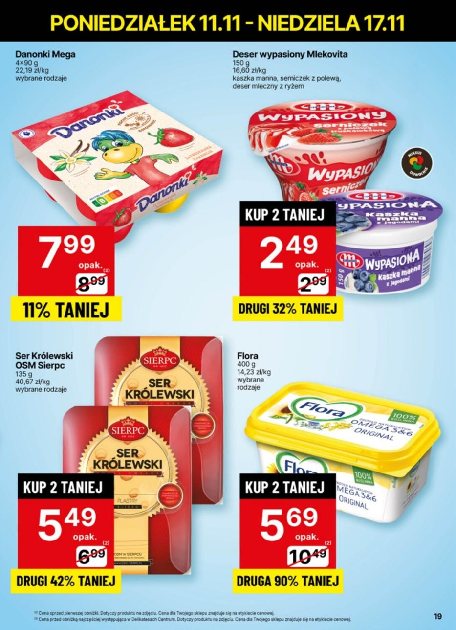 Gazetka promocyjna Delikatesy Centrum str. 19