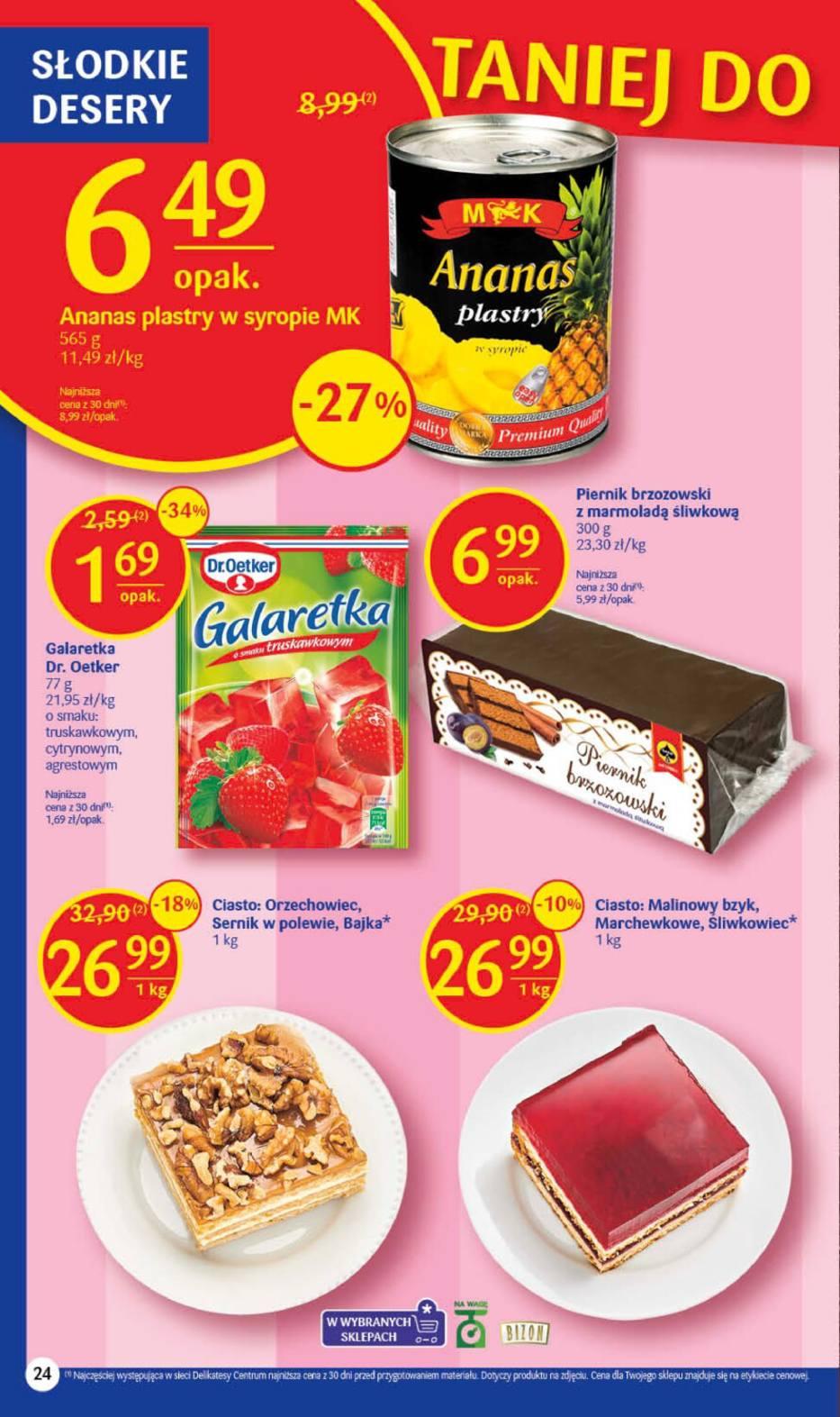 Gazetka promocyjna Delikatesy Centrum str. 24
