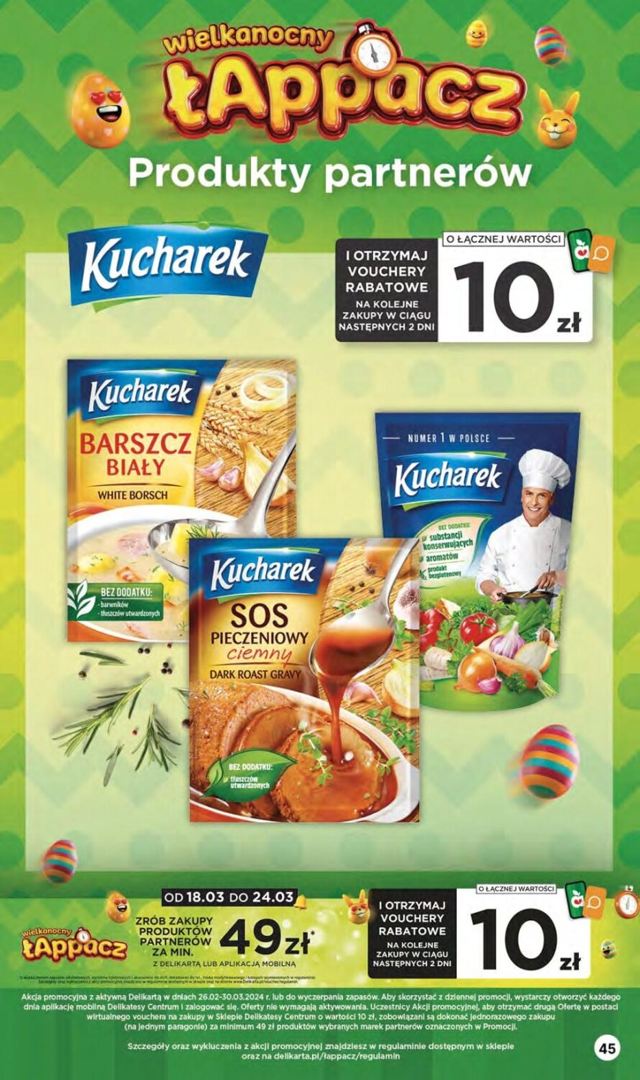 Gazetka promocyjna Delikatesy Centrum str. 45