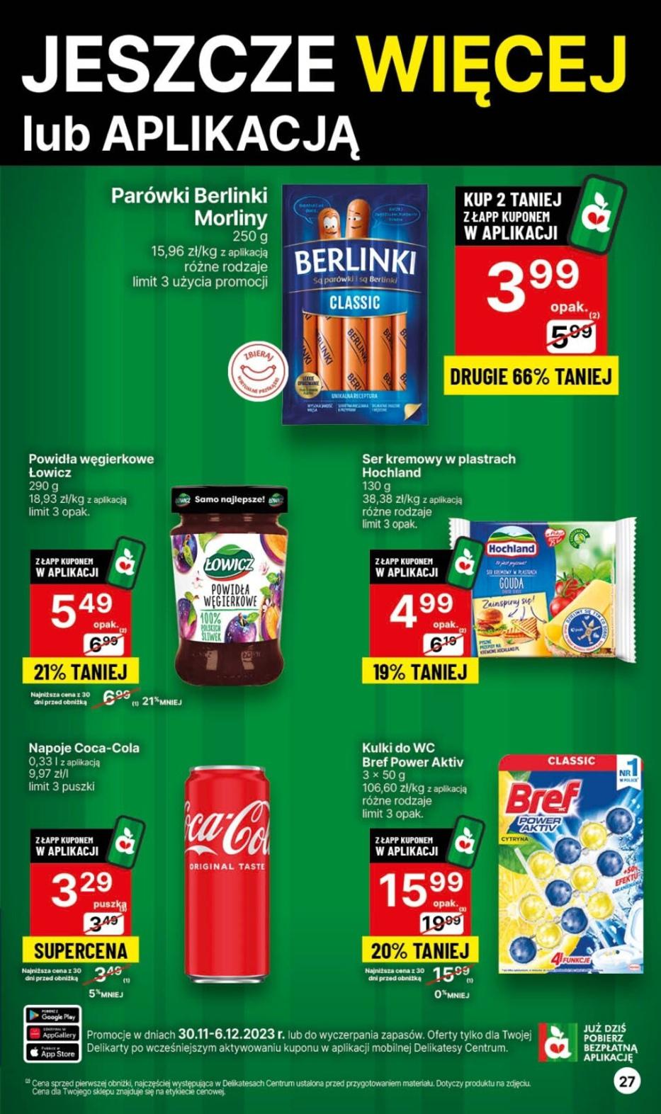 Gazetka promocyjna Delikatesy Centrum str. 27