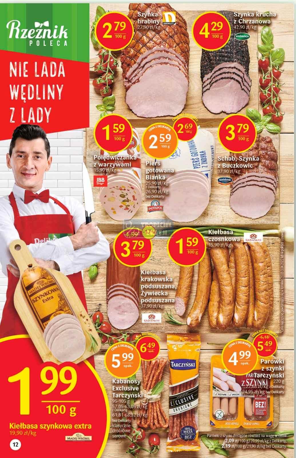 Gazetka promocyjna Delikatesy Centrum str. 12