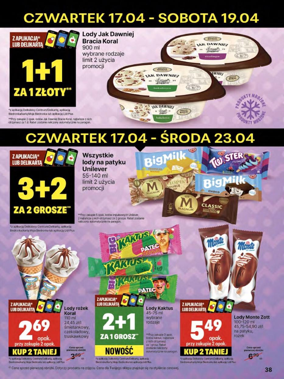 Gazetka promocyjna Delikatesy Centrum str. 38