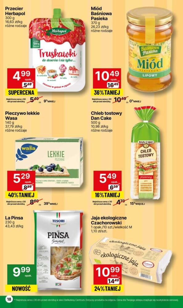 Gazetka promocyjna Delikatesy Centrum str. 18