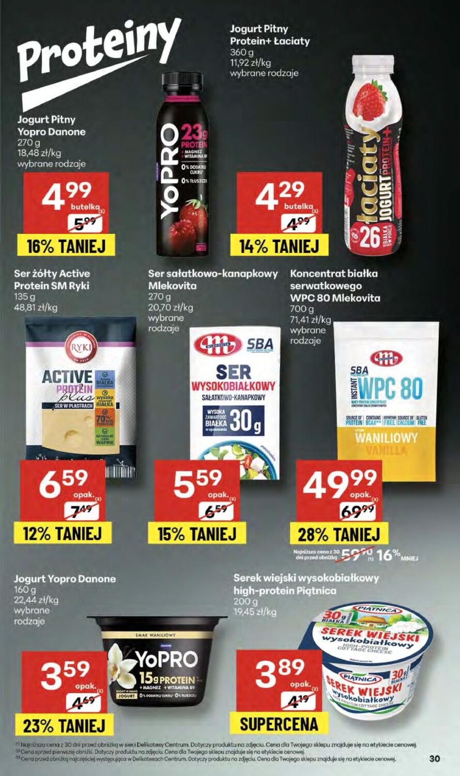 Gazetka promocyjna Delikatesy Centrum str. 30