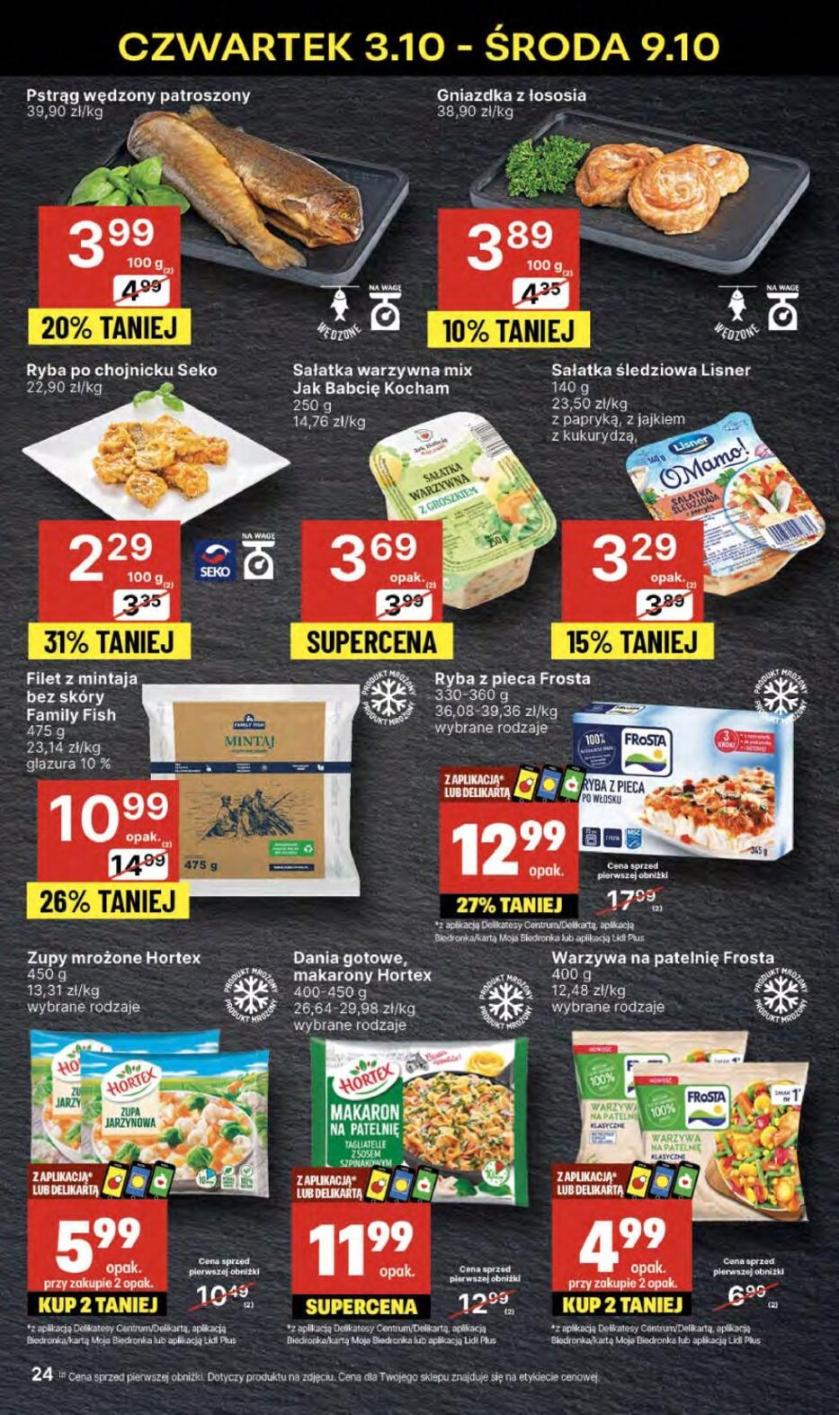 Gazetka promocyjna Delikatesy Centrum str. 24