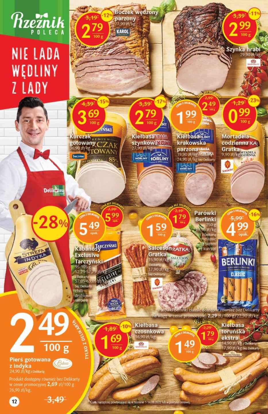 Gazetka promocyjna Delikatesy Centrum str. 12