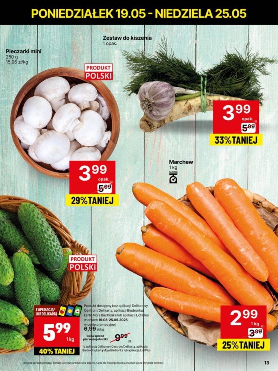 Gazetka promocyjna Delikatesy Centrum str. 13