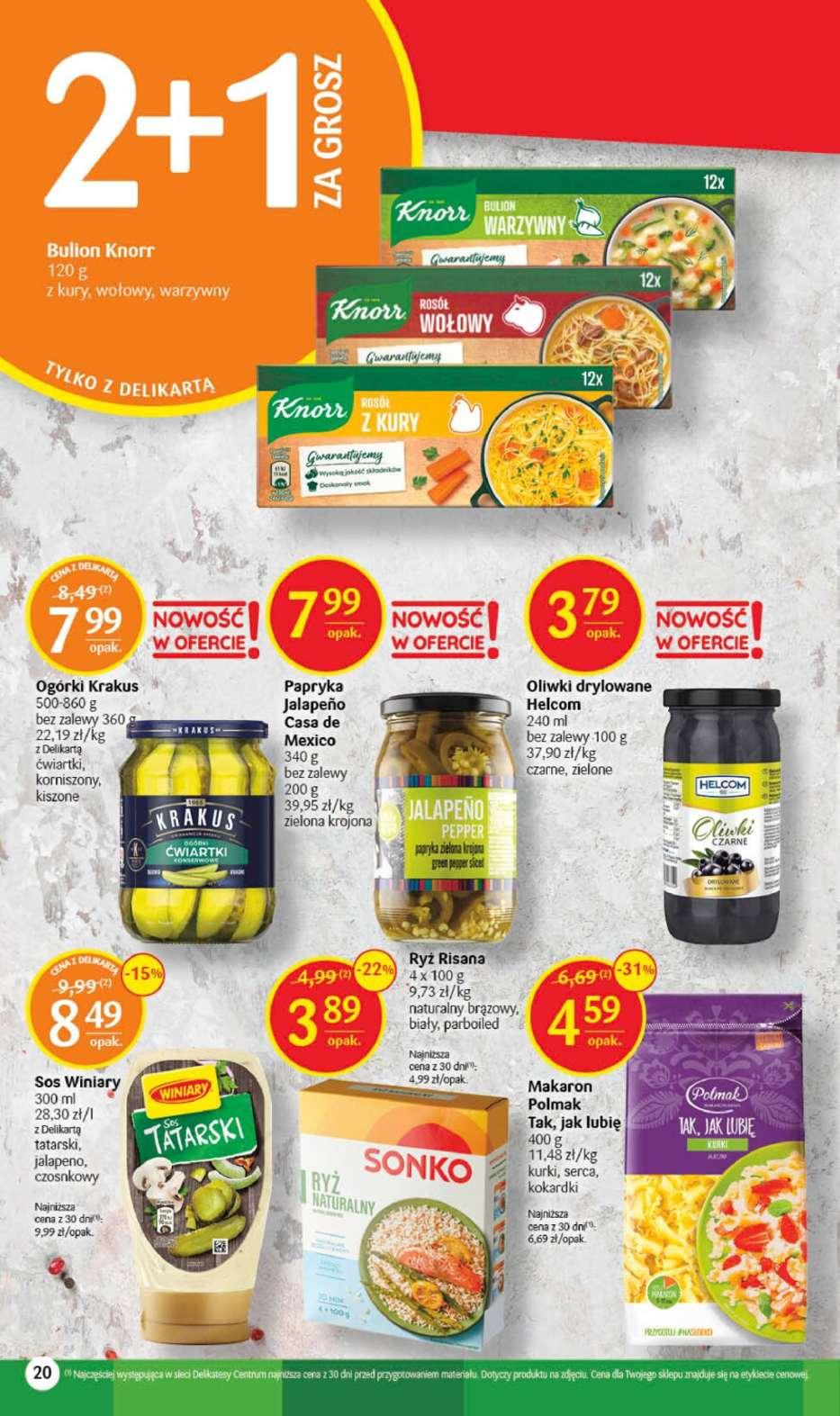 Gazetka promocyjna Delikatesy Centrum str. 20