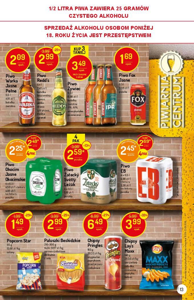 Gazetka promocyjna Delikatesy Centrum str. 13