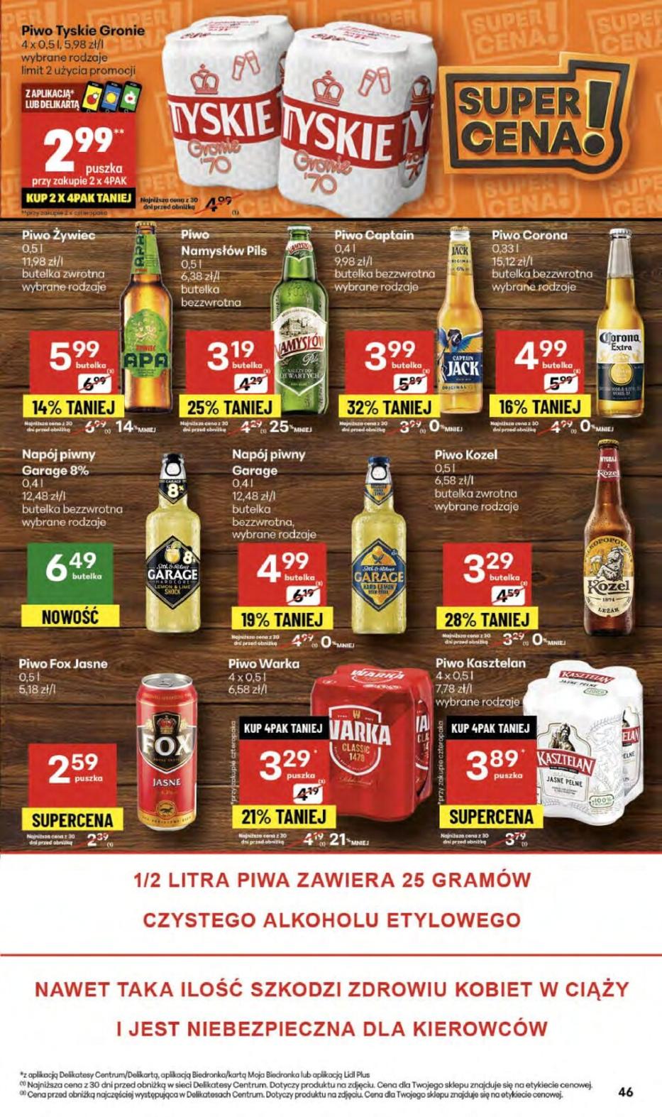 Gazetka promocyjna Delikatesy Centrum str. 46