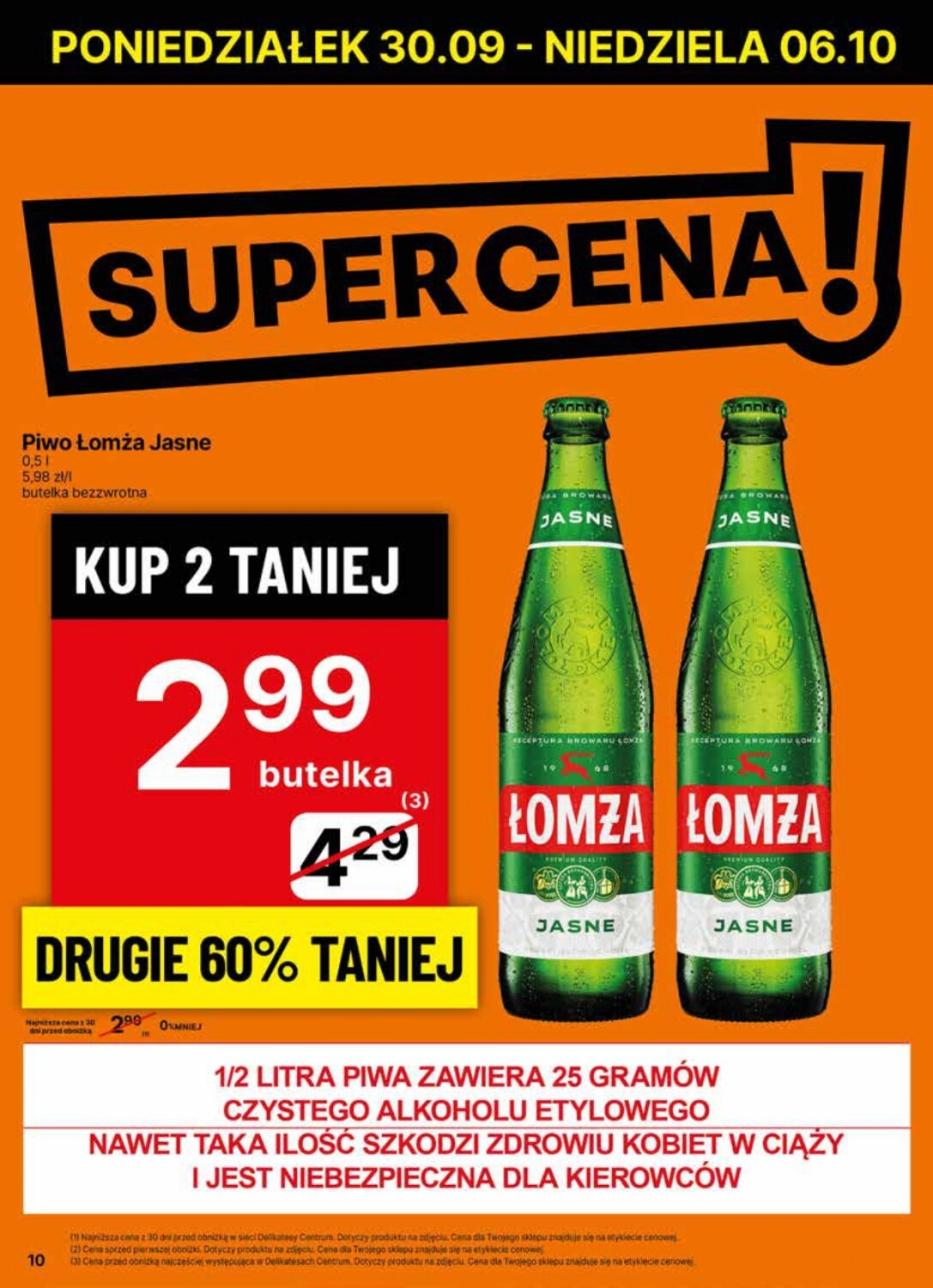 Gazetka promocyjna Delikatesy Centrum str. 10