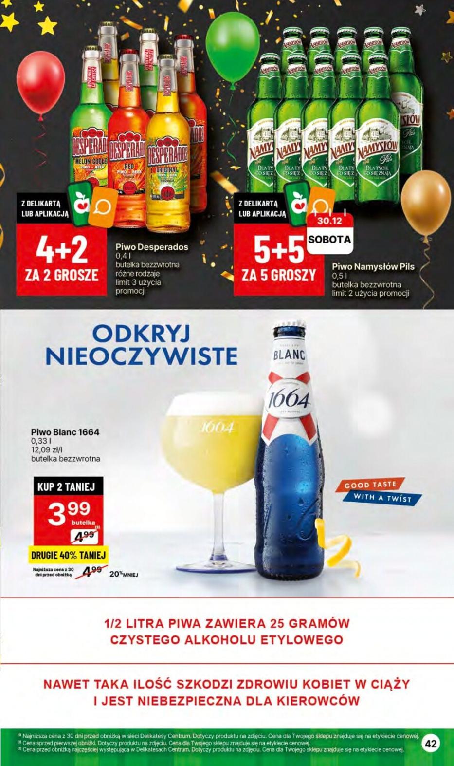 Gazetka promocyjna Delikatesy Centrum str. 42