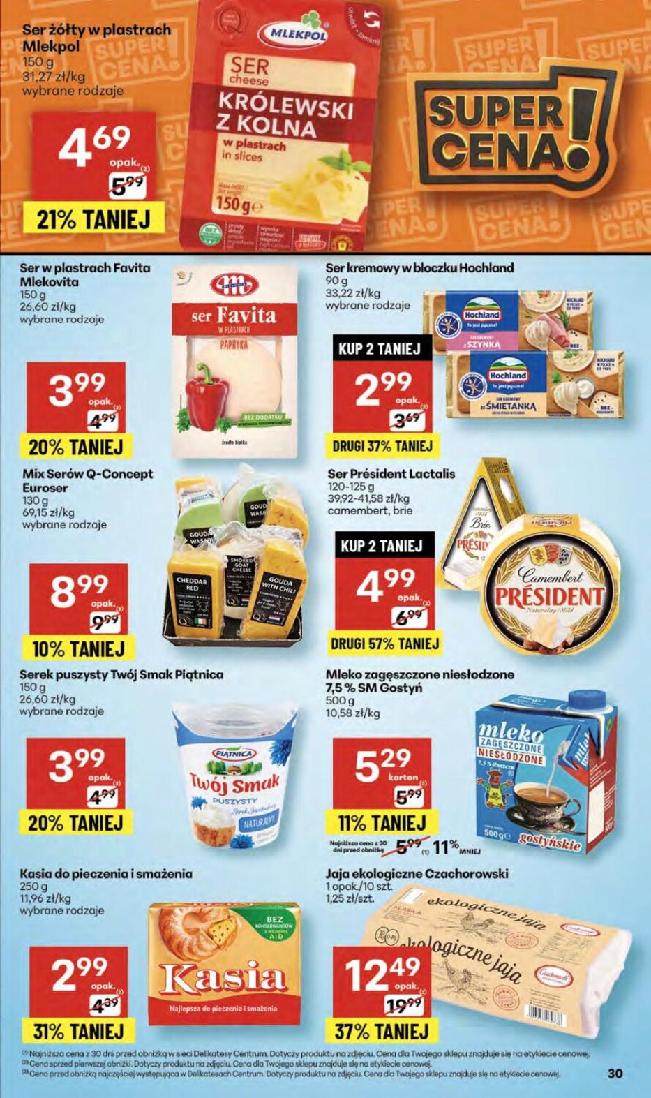 Gazetka promocyjna Delikatesy Centrum str. 30