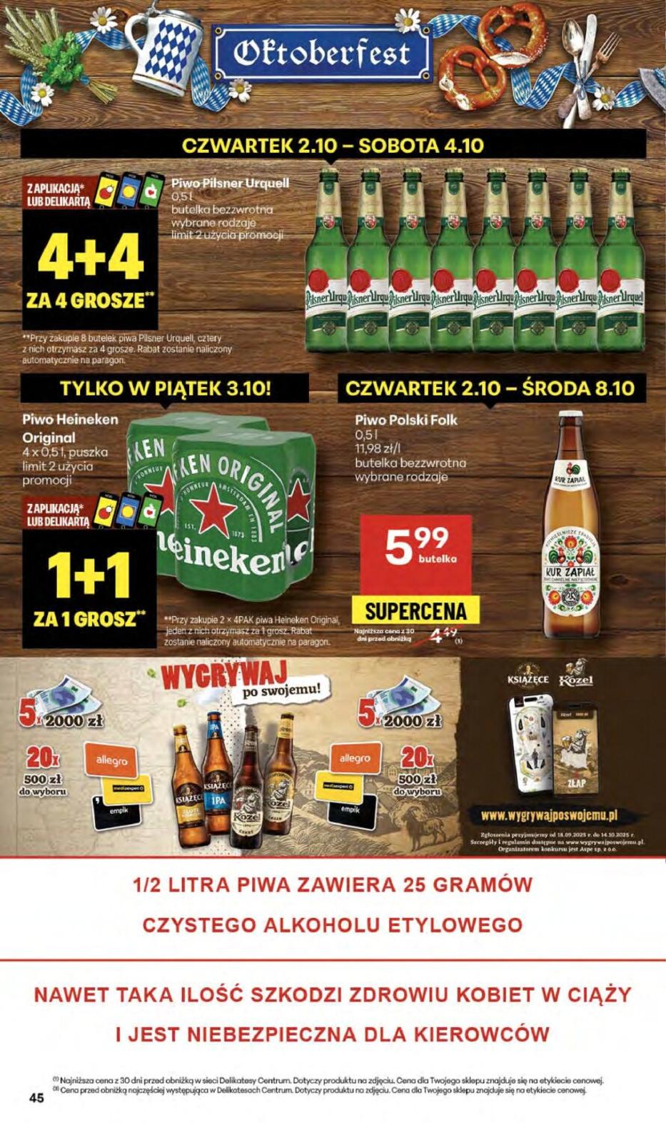 Gazetka promocyjna Delikatesy Centrum str. 45
