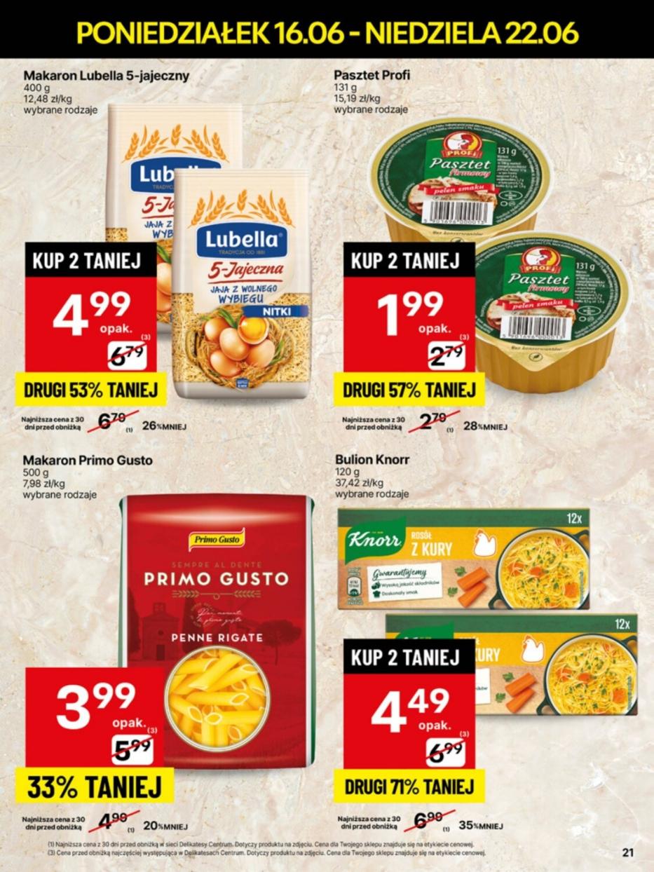 Gazetka promocyjna Delikatesy Centrum str. 21
