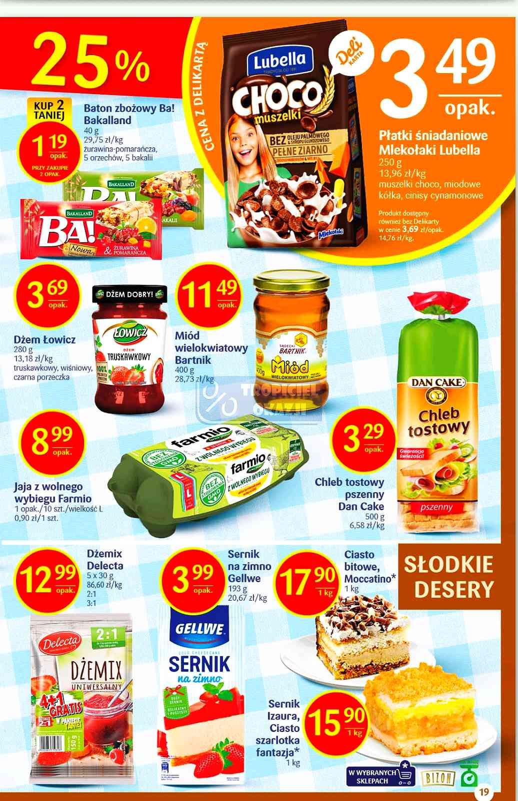 Gazetka promocyjna Delikatesy Centrum str. 19