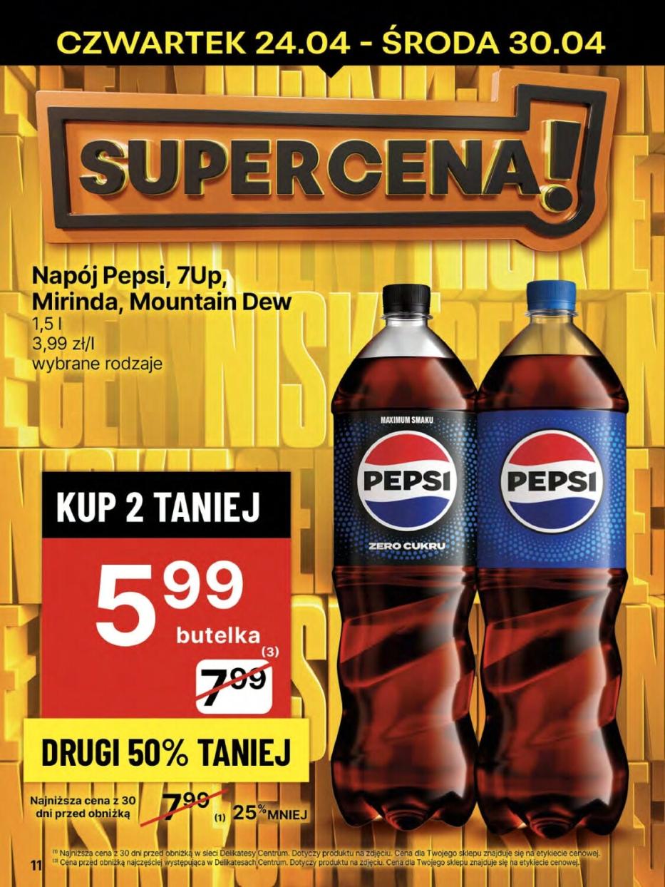Gazetka promocyjna Delikatesy Centrum str. 11