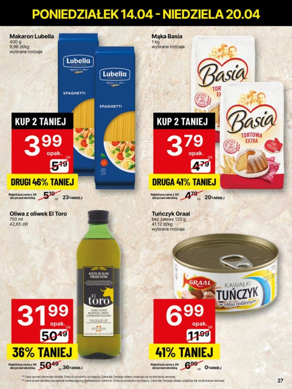 Gazetka promocyjna Delikatesy Centrum str. 27