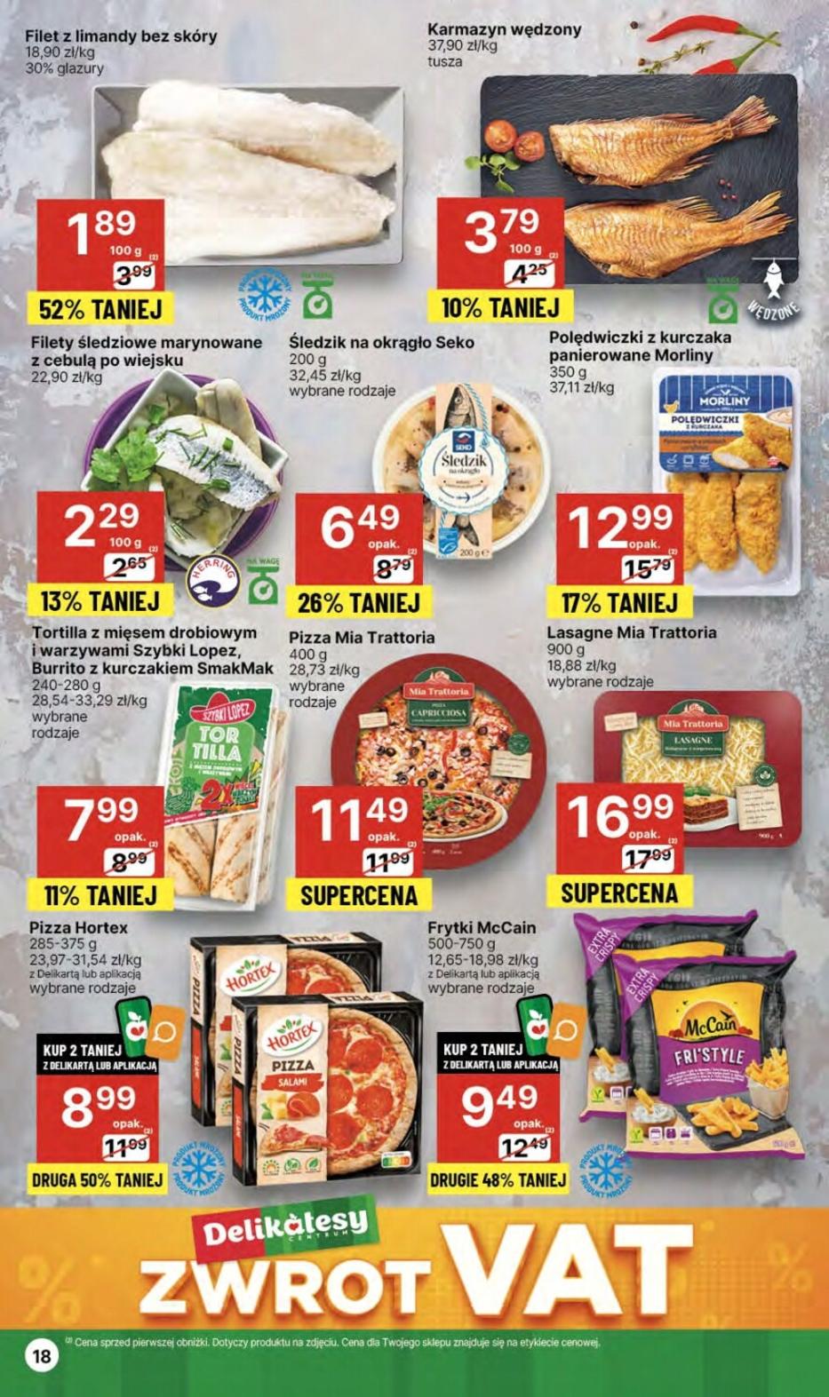 Gazetka promocyjna Delikatesy Centrum str. 18