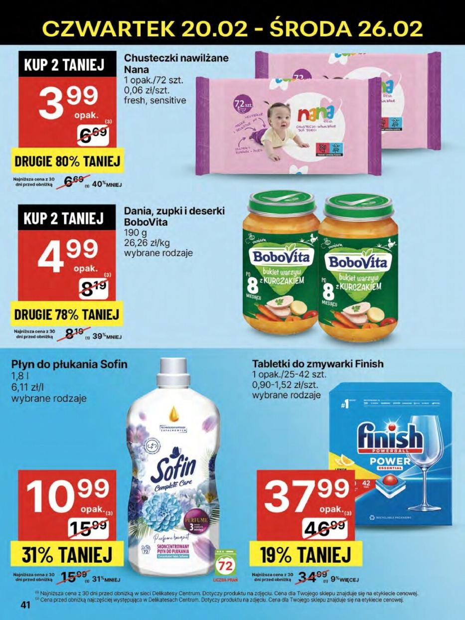 Gazetka promocyjna Delikatesy Centrum str. 41