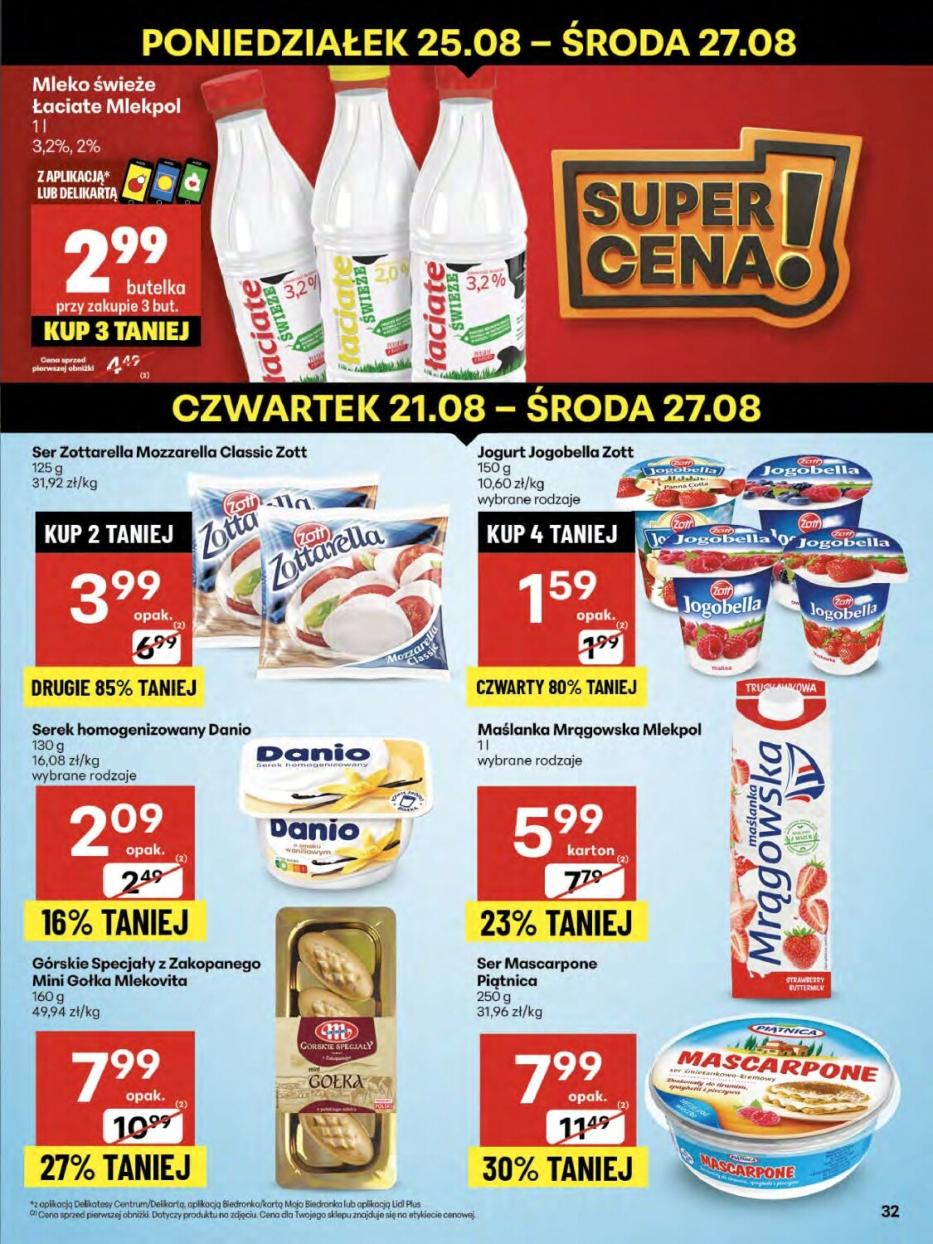 Gazetka promocyjna Delikatesy Centrum str. 32