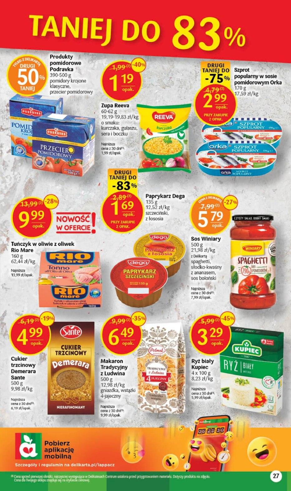 Gazetka promocyjna Delikatesy Centrum str. 27