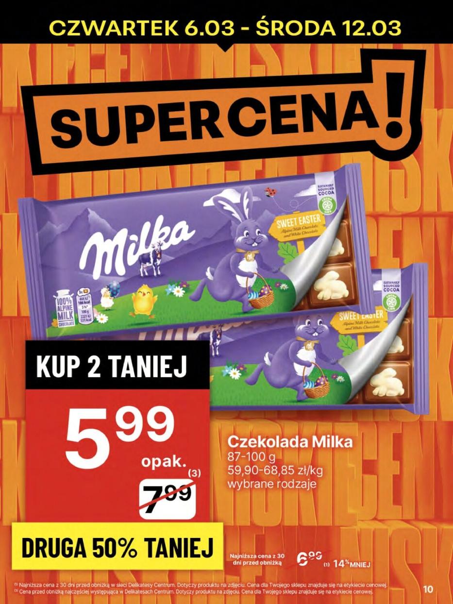 Gazetka promocyjna Delikatesy Centrum str. 10