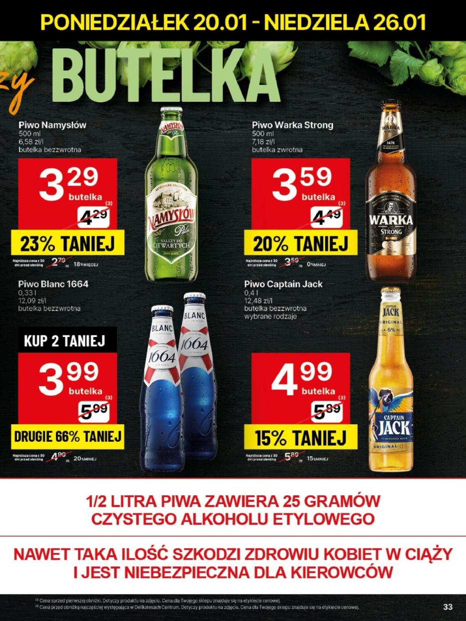 Gazetka promocyjna Delikatesy Centrum str. 33