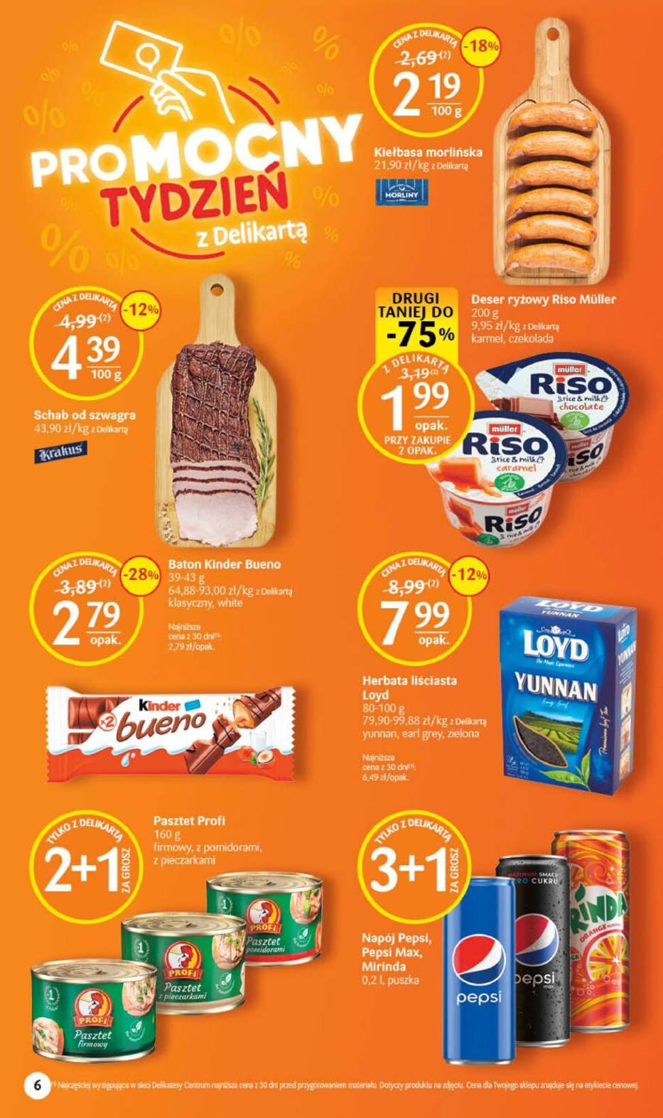 Gazetka promocyjna Delikatesy Centrum str. 6