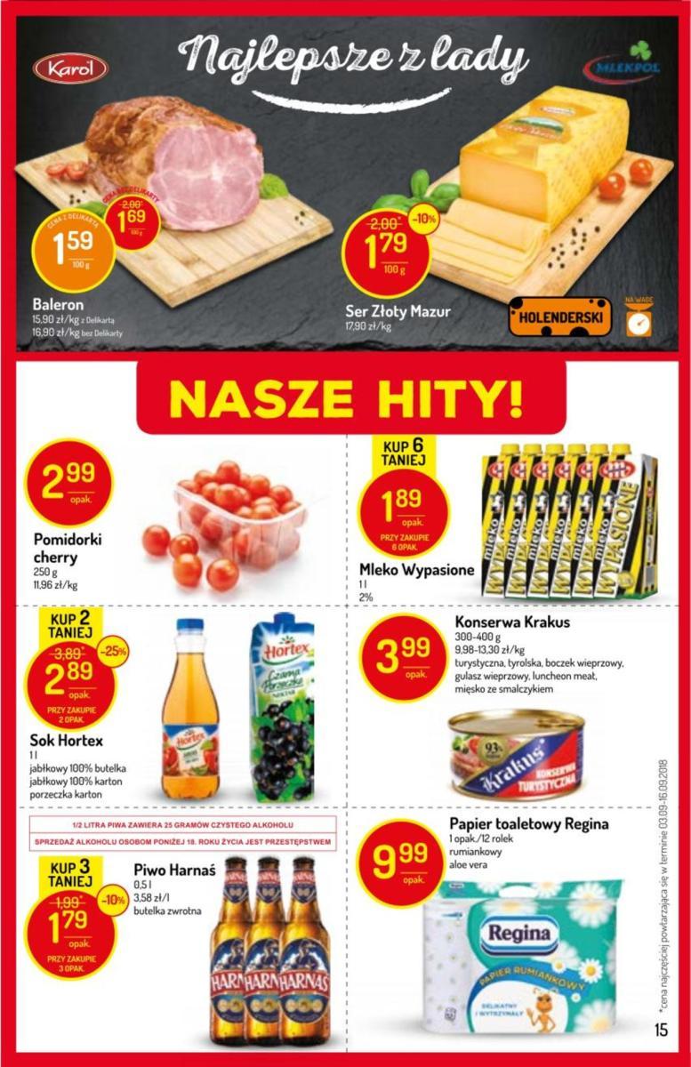 Gazetka promocyjna Delikatesy Centrum str. 15