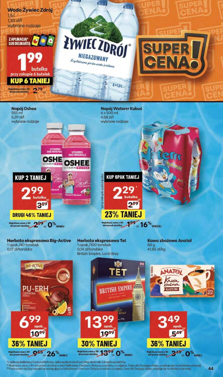 Gazetka promocyjna Delikatesy Centrum str. 44