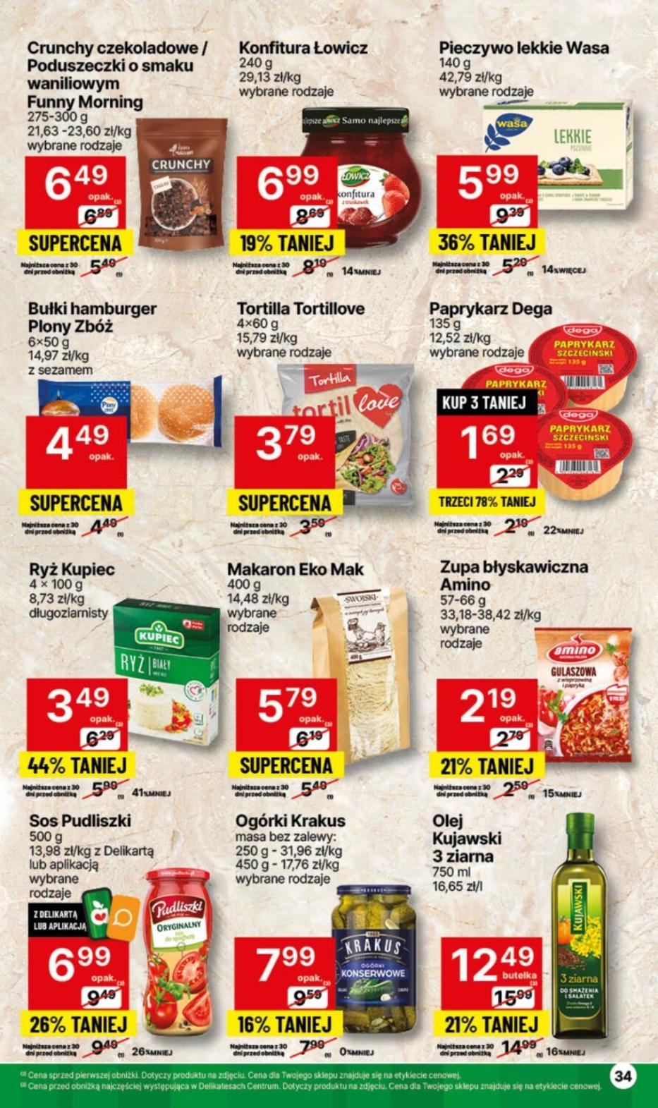 Gazetka promocyjna Delikatesy Centrum str. 34