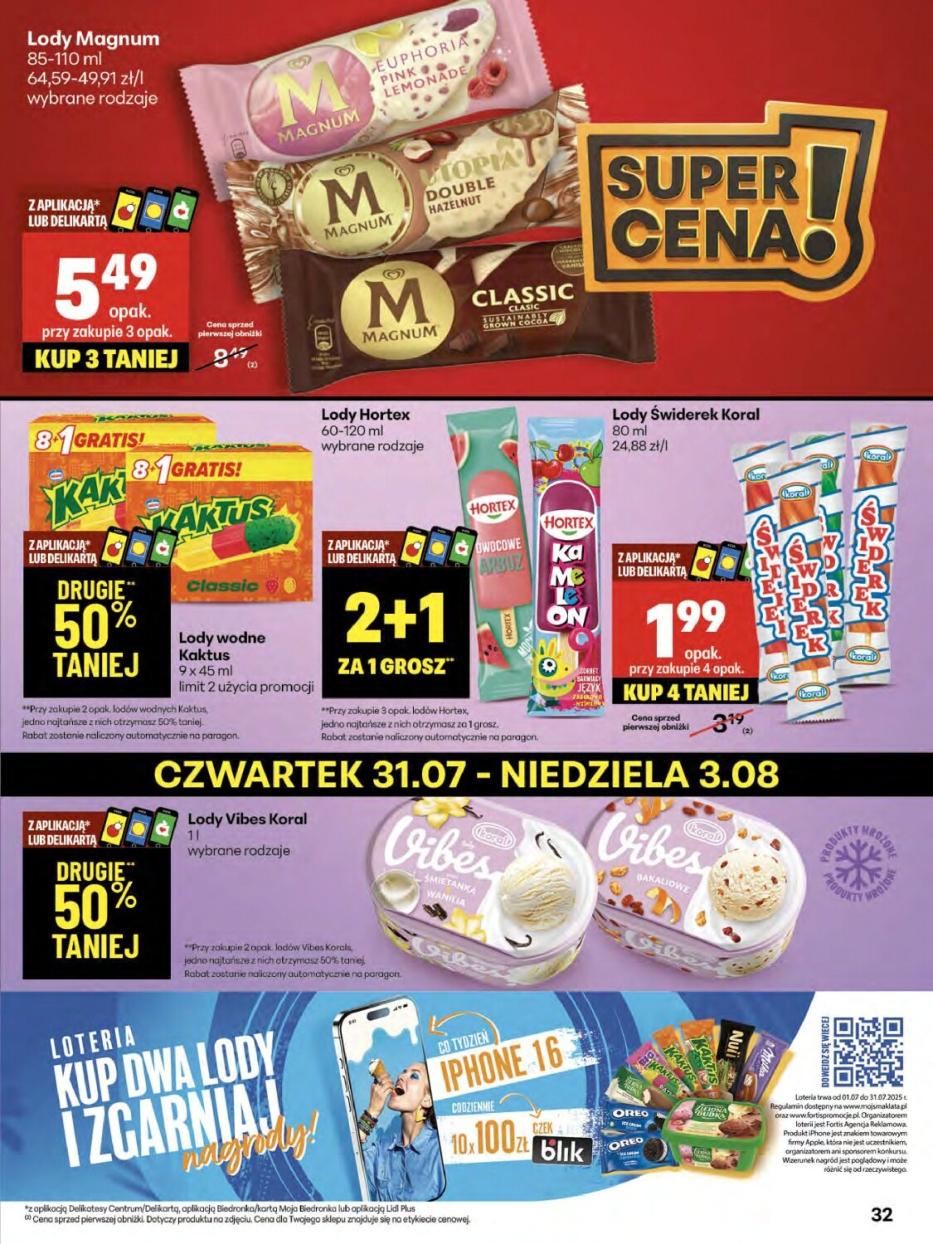 Gazetka promocyjna Delikatesy Centrum str. 32