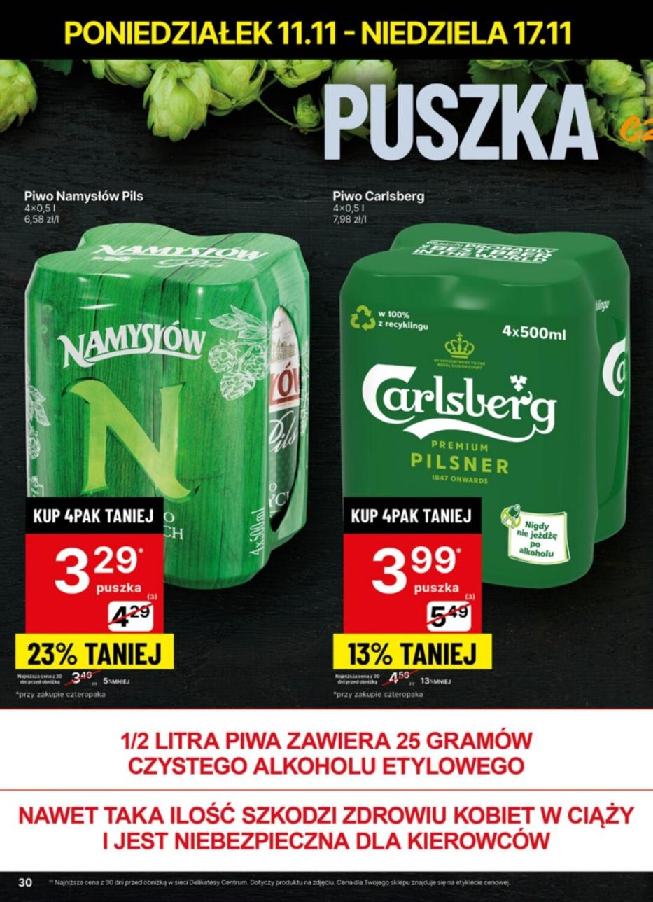 Gazetka promocyjna Delikatesy Centrum str. 30