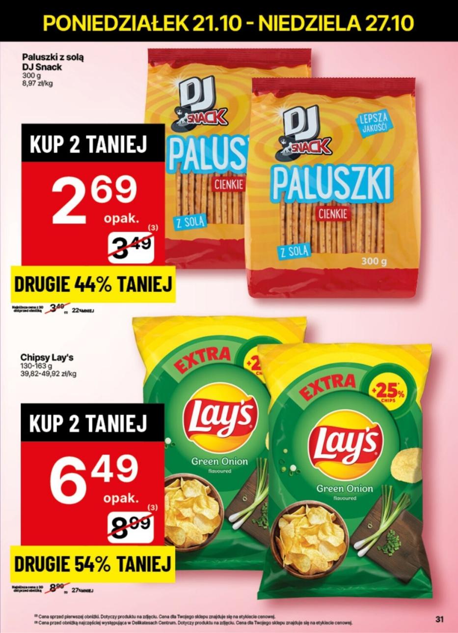 Gazetka promocyjna Delikatesy Centrum str. 31