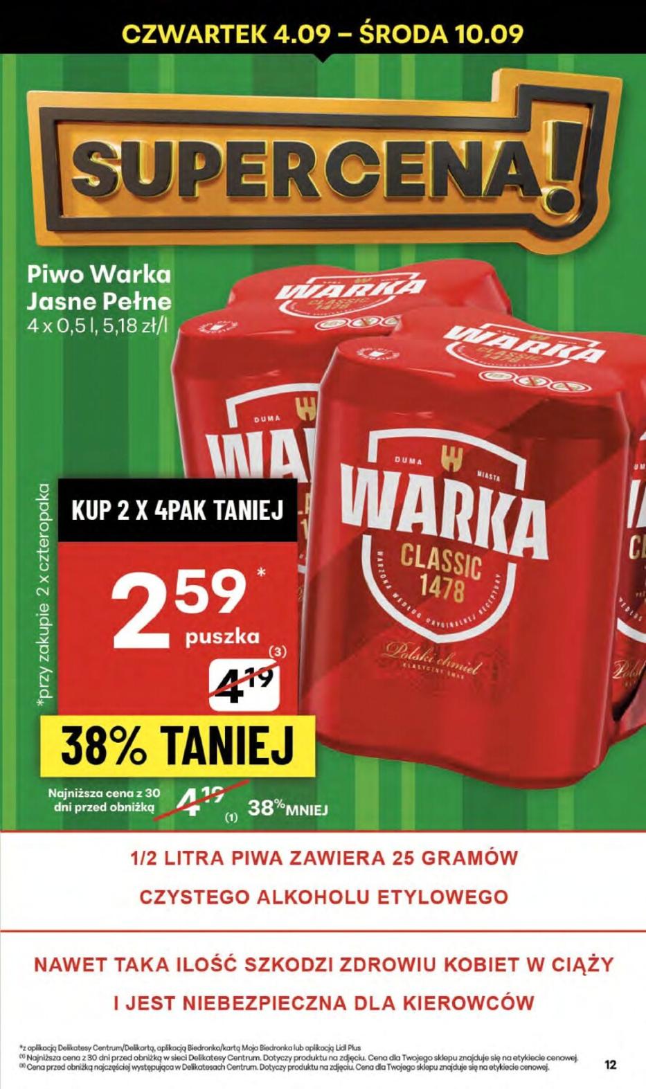 Gazetka promocyjna Delikatesy Centrum str. 12