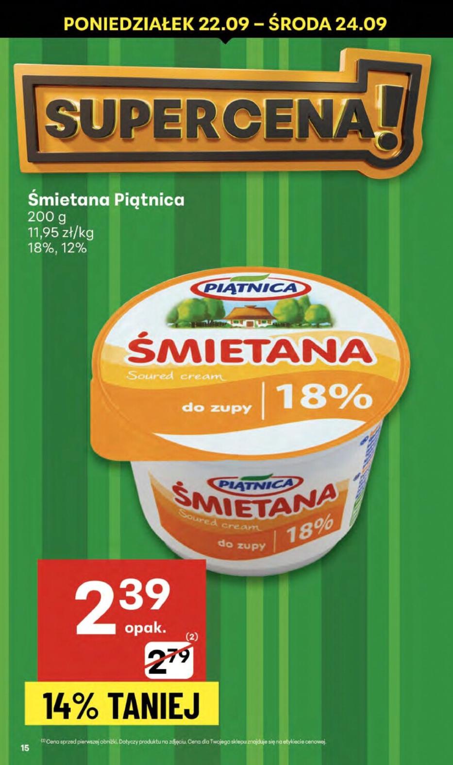 Gazetka promocyjna Delikatesy Centrum str. 15