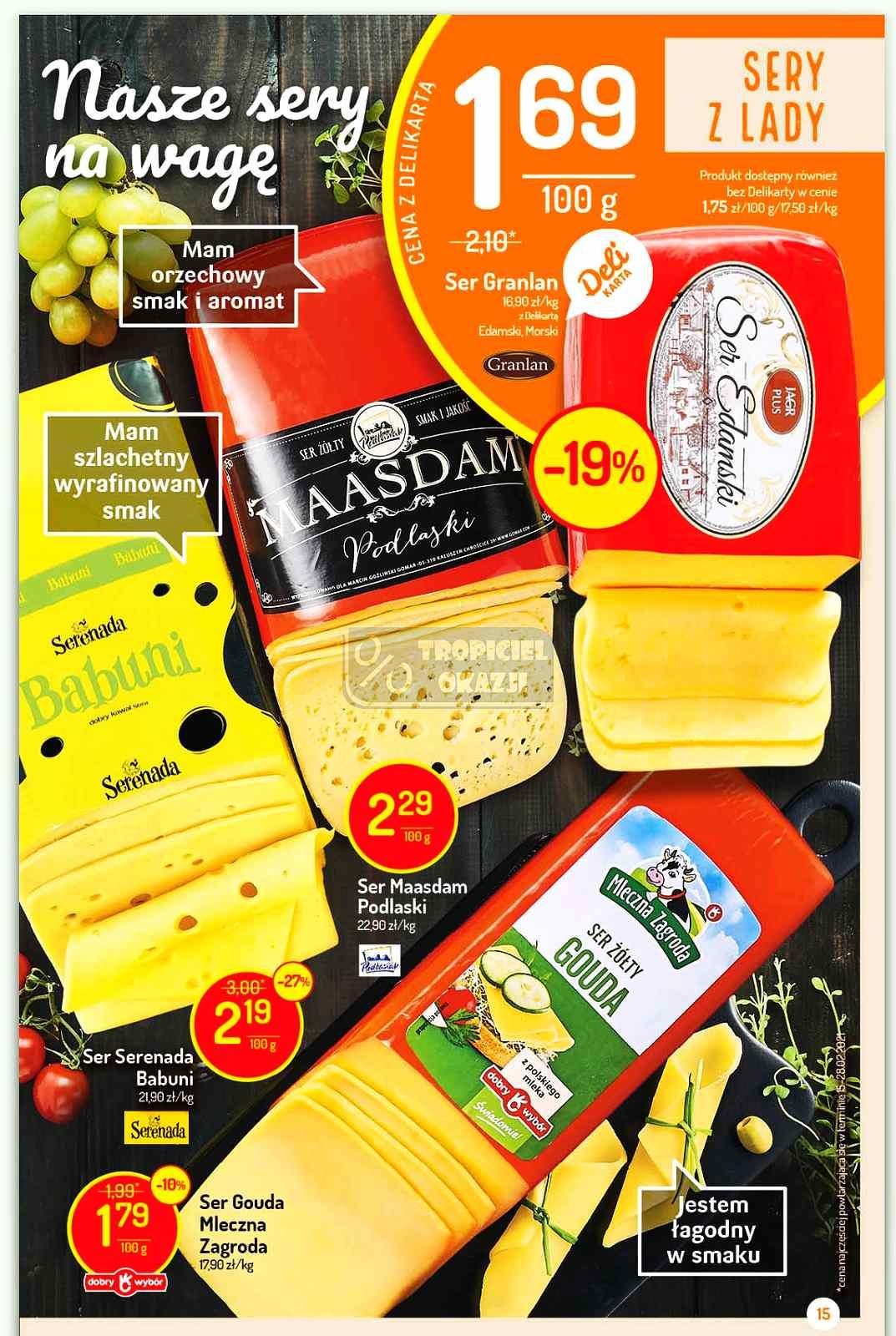 Gazetka promocyjna Delikatesy Centrum str. 15