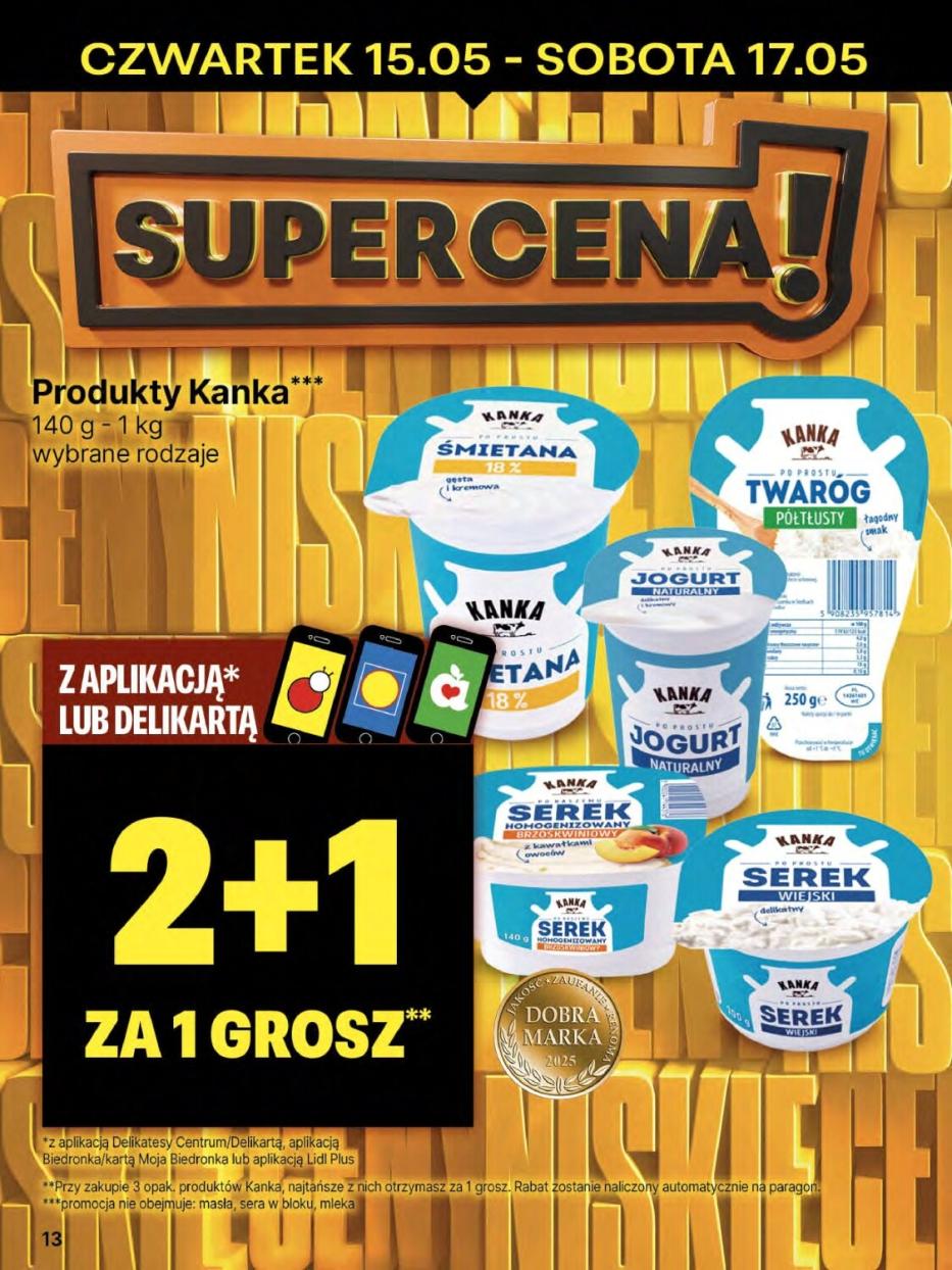 Gazetka promocyjna Delikatesy Centrum str. 13