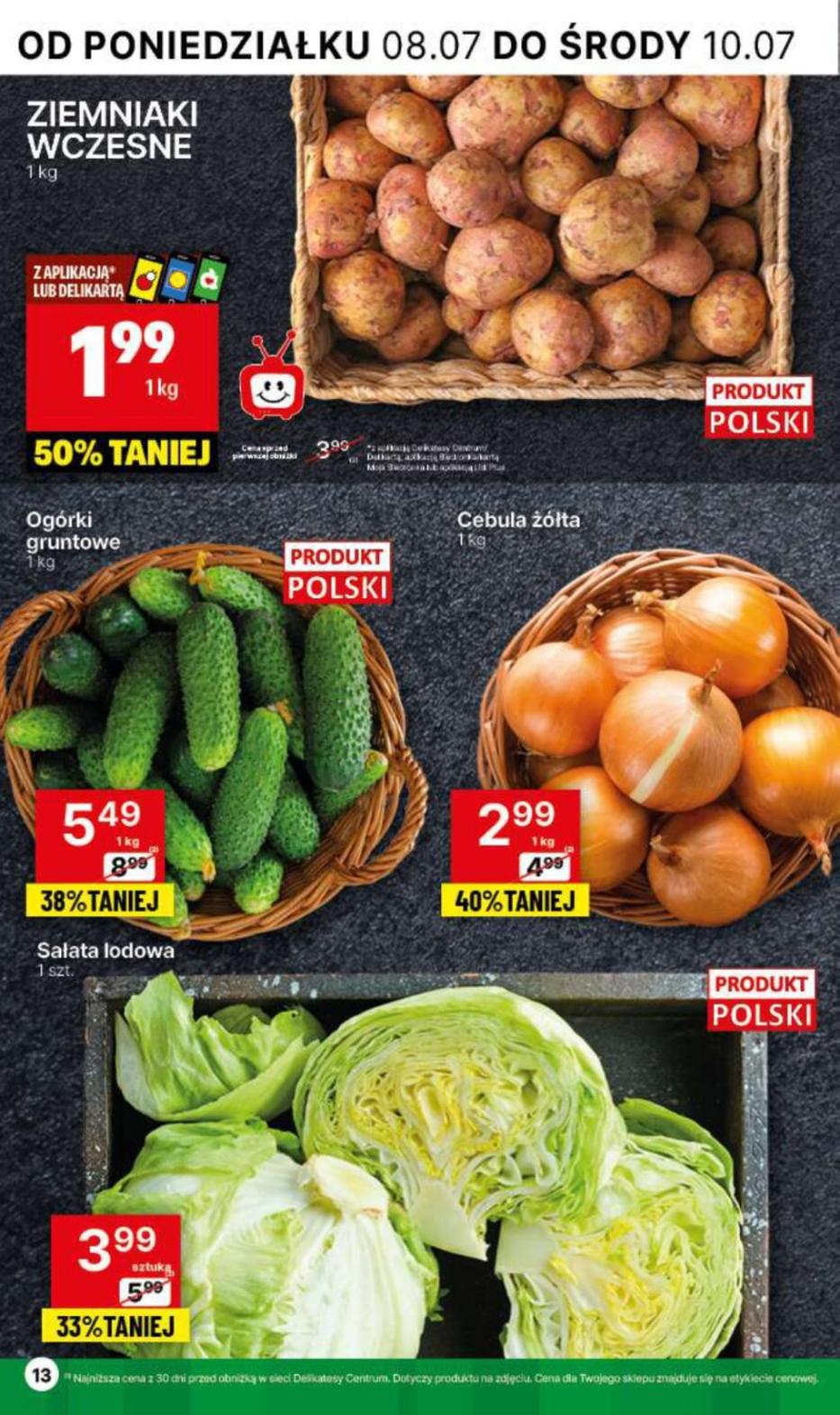 Gazetka promocyjna Delikatesy Centrum str. 13