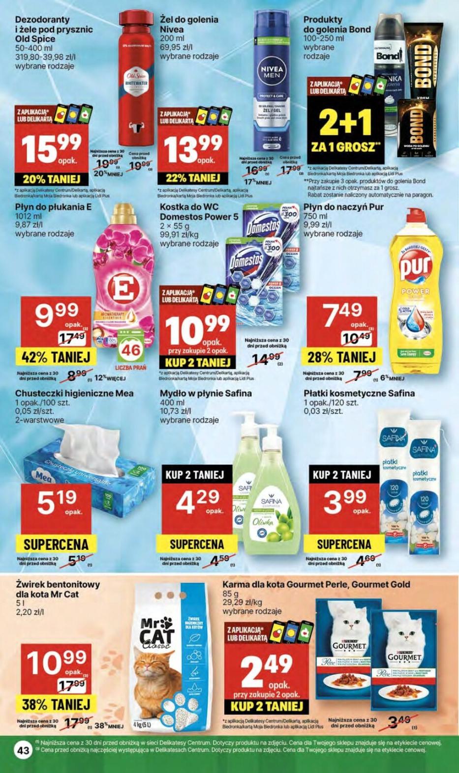Gazetka promocyjna Delikatesy Centrum str. 43