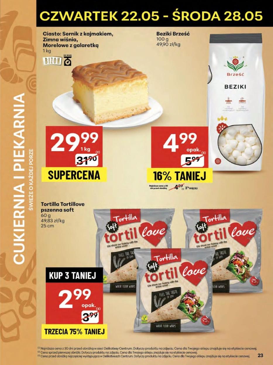 Gazetka promocyjna Delikatesy Centrum str. 23